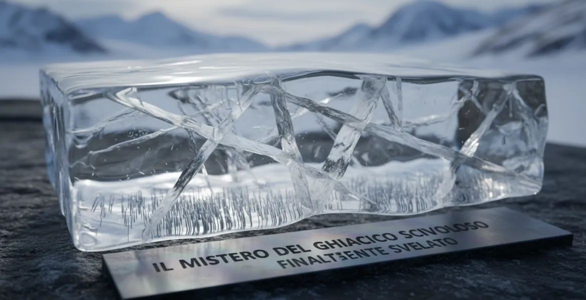 Il mistero del ghiaccio scivoloso finalmente svelato