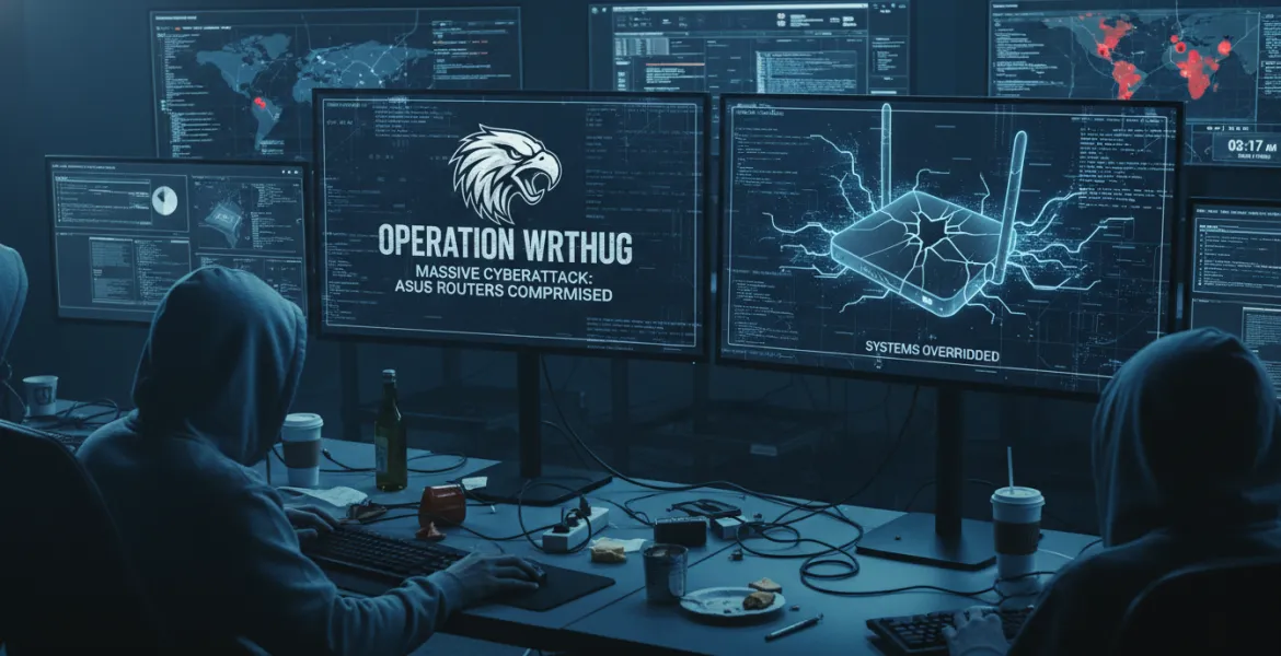 Operation WrtHug: Massiccio attacco hacker ai router Asus