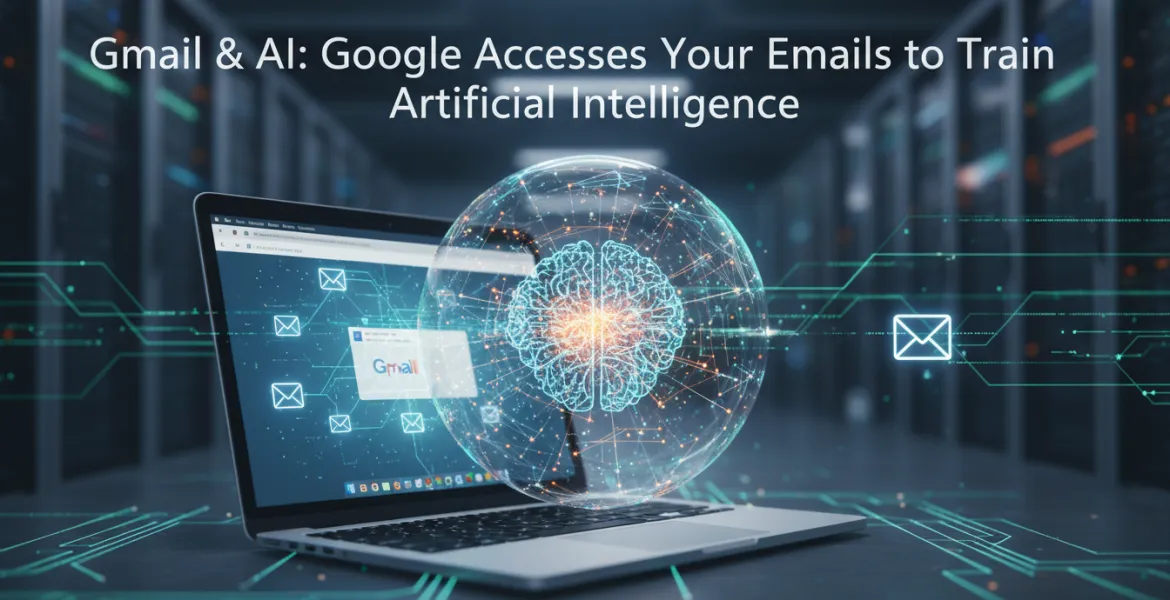 Gmail e IA: Google accede alle tue email per addestrare l'intelligenza artificiale