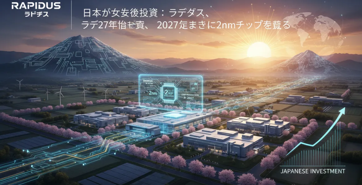 Giappone investe massicciamente: Rapidus punta ai chip a 2nm entro il 2027