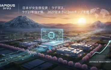 Giappone investe massicciamente: Rapidus punta ai chip a 2nm entro il 2027