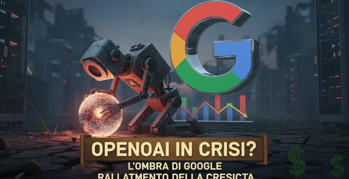 OpenAI in crisi? L'ombra di Google e il rallentamento della crescita