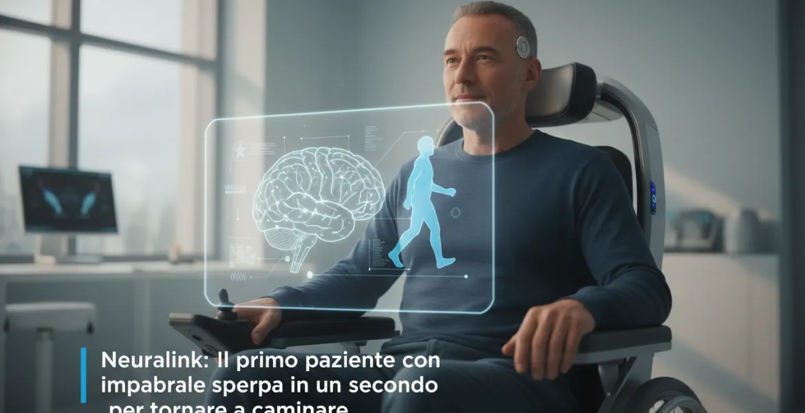 Neuralink: Il primo paziente con impianto cerebrale spera in un secondo per tornare a camminare