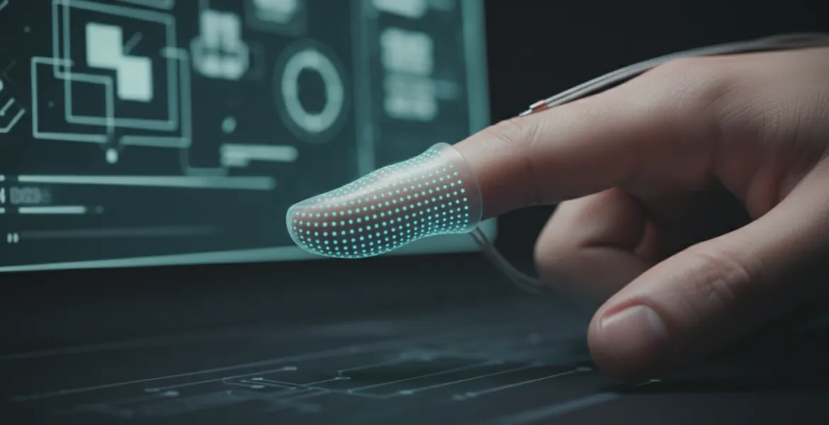 Innovativo 'cerotto' hi-tech per dare il tatto ai touchscreen