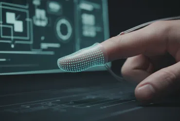 Innovativo 'cerotto' hi-tech per dare il tatto ai touchscreen