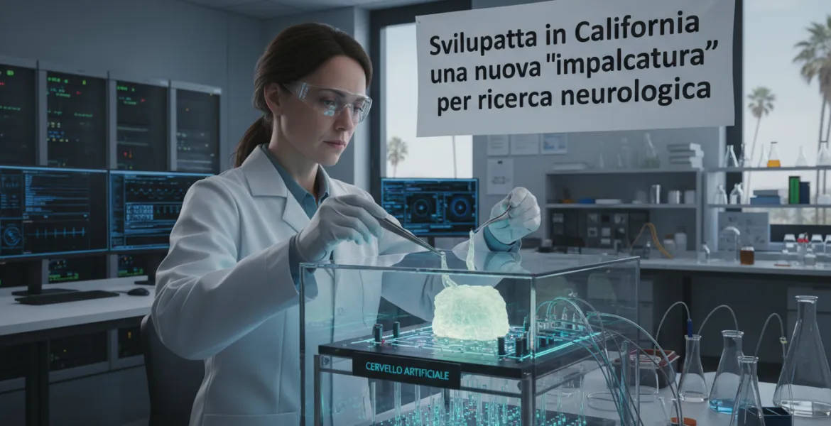 Cervello artificiale: Sviluppata in California una nuova 'impalcatura' per la ricerca neurologica