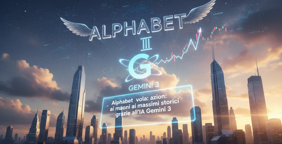 Alphabet vola: azioni ai massimi storici grazie all'IA Gemini 3