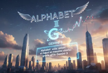 Alphabet vola: azioni ai massimi storici grazie all'IA Gemini 3
