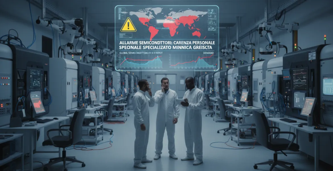 Allarme nel settore dei semiconduttori: carenza di personale specializzato minaccia la crescita globale