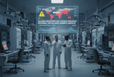 Allarme nel settore dei semiconduttori: carenza di personale specializzato minaccia la crescita globale