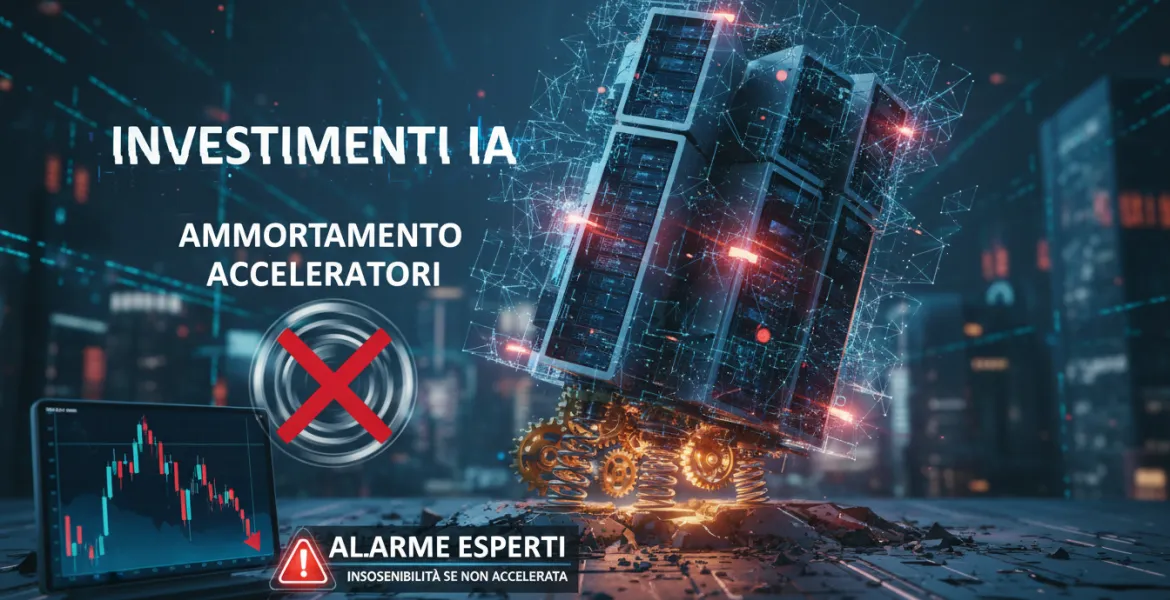 Bolle speculative sull'IA: ammortamento troppo lento, rischio crollo per i colossi del cloud