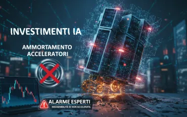 Bolle speculative sull'IA: ammortamento troppo lento, rischio crollo per i colossi del cloud