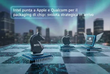Intel punta a Apple e Qualcomm per il packaging di chip: svolta strategica in arrivo