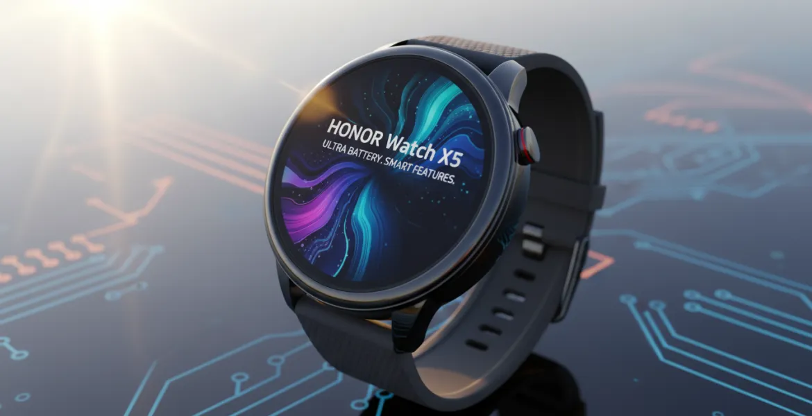 Honor Watch X5: Il nuovo smartwatch sfida il mercato con autonomia e funzionalità avanzate