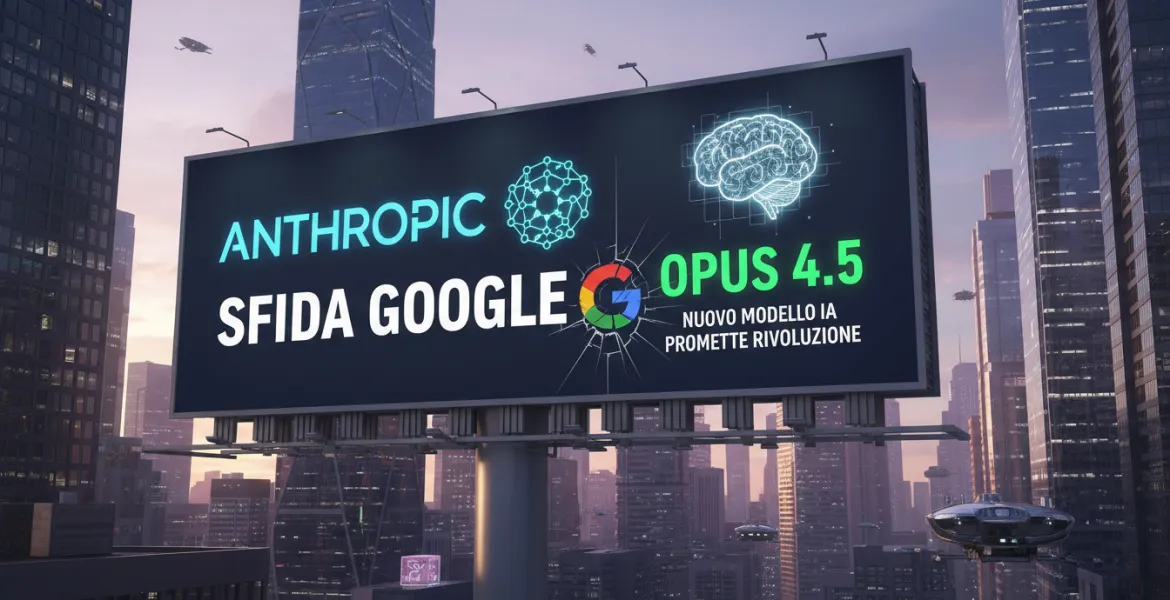 Anthropic sfida Google: il nuovo modello IA Opus 4.5 promette rivoluzione