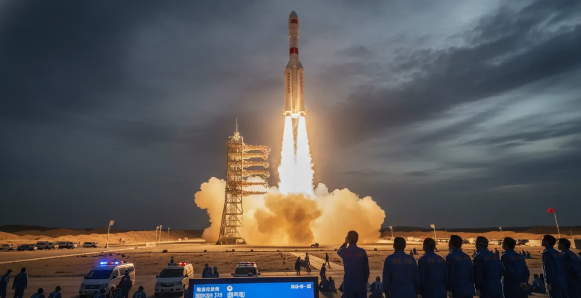 Cina: Lancio d'emergenza per salvare l'Equipaggio di 'Shenzhou-20'