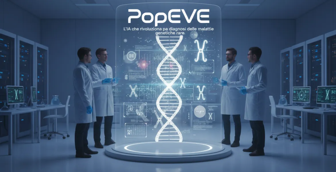 PopEVE: L'IA che rivoluziona la diagnosi delle malattie genetiche rare