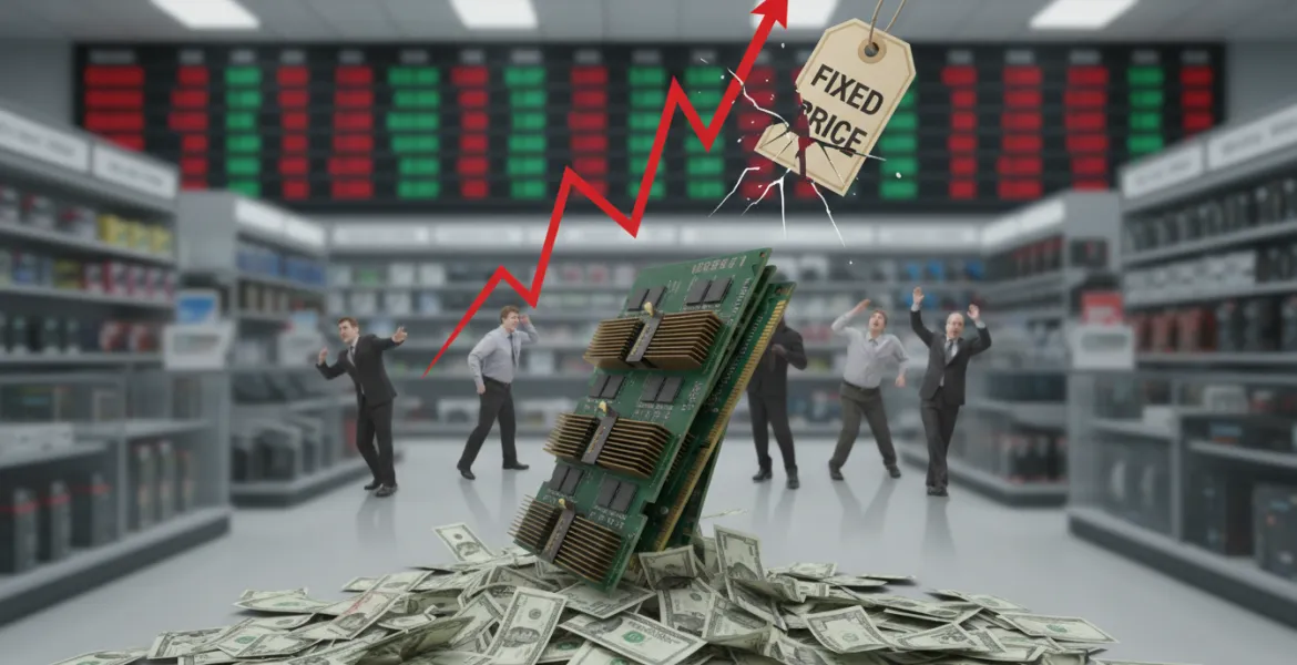 Impennata dei prezzi della RAM: Rivenditori USA abbandonano i prezzi fissi