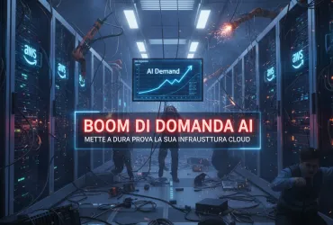 Amazon AWS: boom di domanda AI mette a dura prova la sua infrastruttura cloud