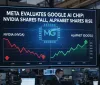 Meta valuta chip AI di Google: Nvidia in calo, Alphabet in rialzo
