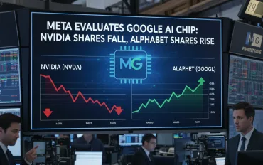 Meta valuta chip AI di Google: Nvidia in calo, Alphabet in rialzo