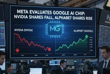 Meta valuta chip AI di Google: Nvidia in calo, Alphabet in rialzo