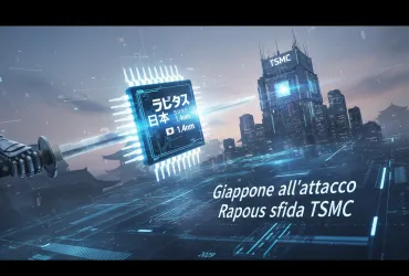 Giappone all'attacco: Rapidus sfida TSMC con chip a 1.4nm nel 2029
