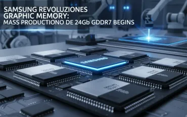 Samsung Rivoluziona le Memorie Grafiche: Inizia la Produzione di Massa delle GDDR7 da 24 Gb
