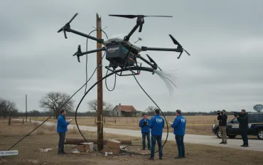 Drone Amazon trancia cavo internet in Texas: indagine FAA