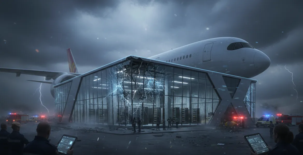 Blackout sfiorato per Airbus: un incidente in Spagna mette in luce le fragilità dei data center