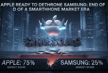 Apple pronta a detronizzare Samsung: fine di un'era nel mercato smartphone