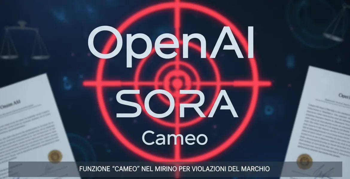 OpenAI Sora: la funzione 'Cameo' nel mirino per violazione del marchio