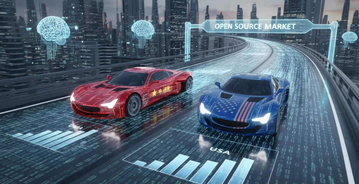 Sorpasso nell'IA: la Cina supera gli USA nel mercato open source