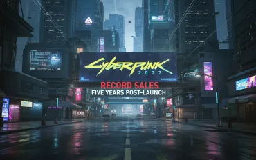 Cyberpunk 2077: Vendite record a cinque anni dal lancio