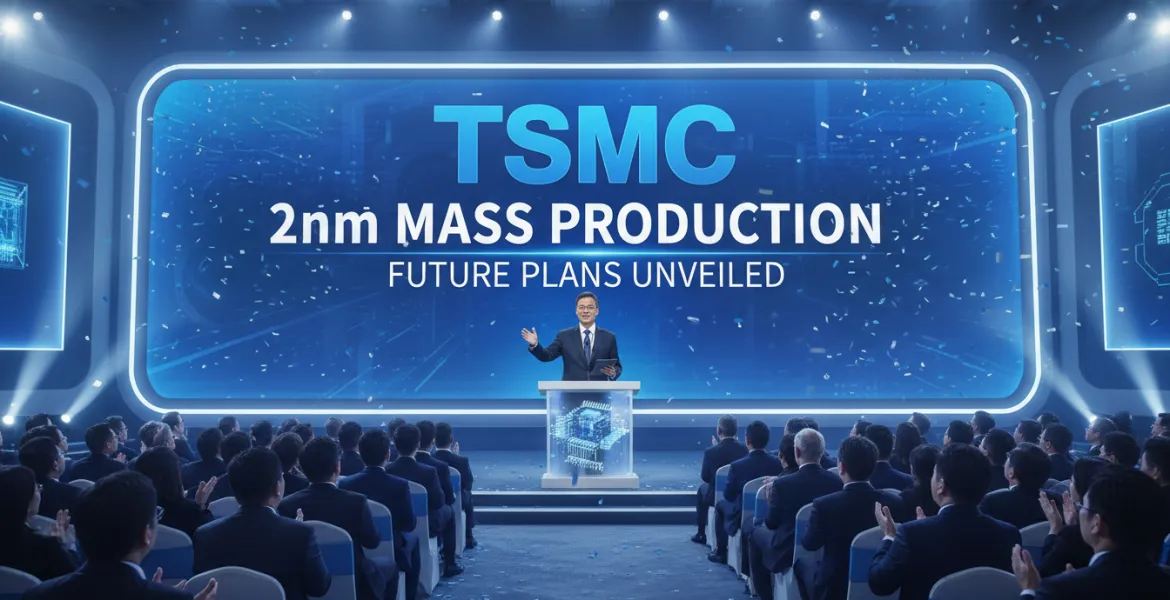 TSMC annuncia la produzione di massa di chip a 2nm e svela i piani futuri