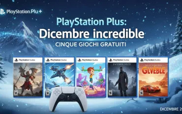 PlayStation Plus: Dicembre incredibile con cinque giochi gratuiti