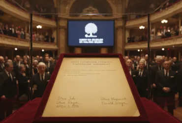 All'asta il documento originale che ha dato vita ad Apple: prevista una cifra record