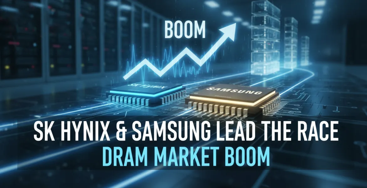 Boom nel mercato delle memorie DRAM: SK Hynix e Samsung in Testa alla corsa