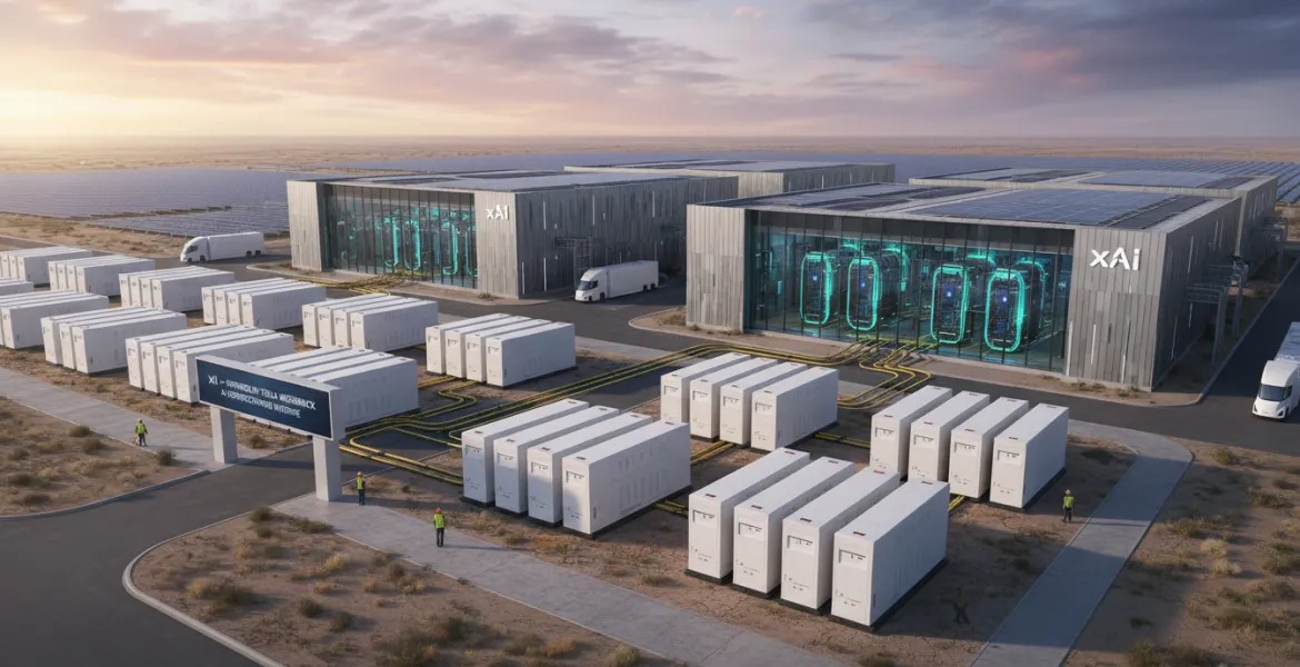 xAI di Elon Musk punta su Tesla Megapack per alimentare i suoi supercomputer