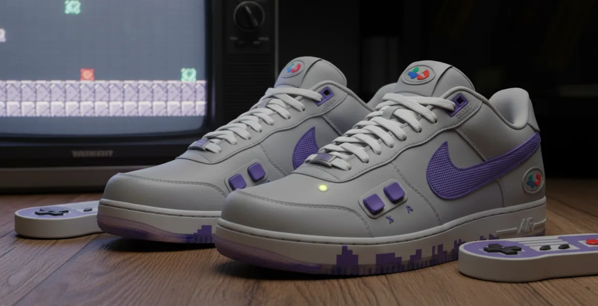 AIR SNES: Le scarpe da ginnastica Nike che diventano una console retro