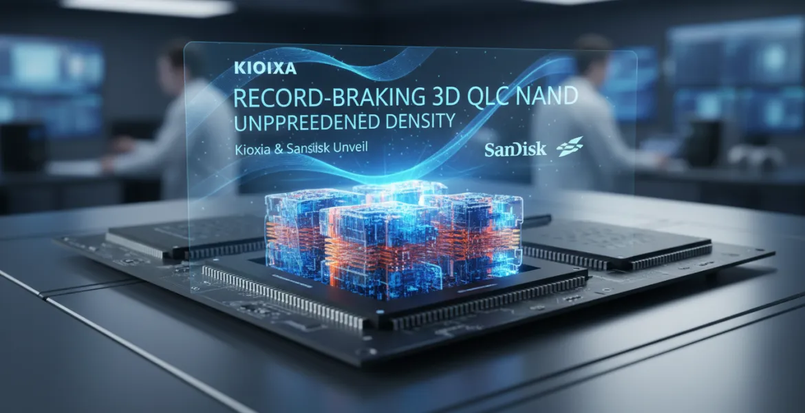 Kioxia e SanDisk svelano memorie NAND 3D QLC da record: densità mai vista prima