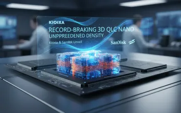 Kioxia e SanDisk svelano memorie NAND 3D QLC da record: densità mai vista prima