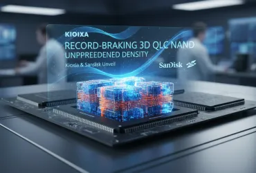 Kioxia e SanDisk svelano memorie NAND 3D QLC da record: densità mai vista prima