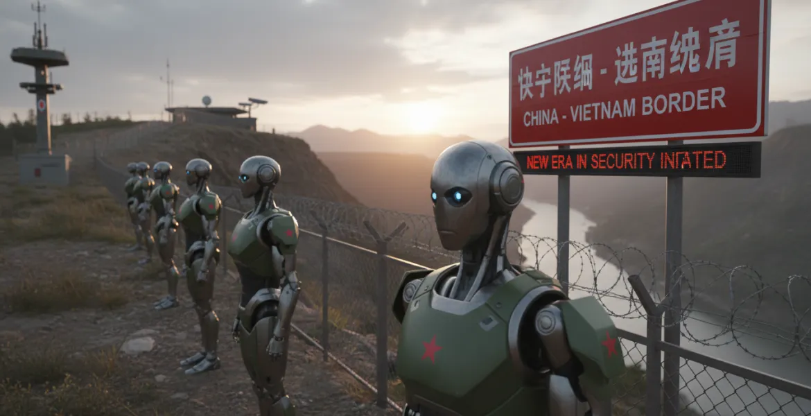 La Cina schiera robot umanoidi al confine con il Vietnam: una nuova era nella sicurezza
