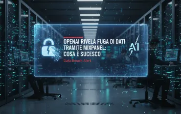 OpenAI rivela fuga di dati tramite Mixpanel: cosa è successo