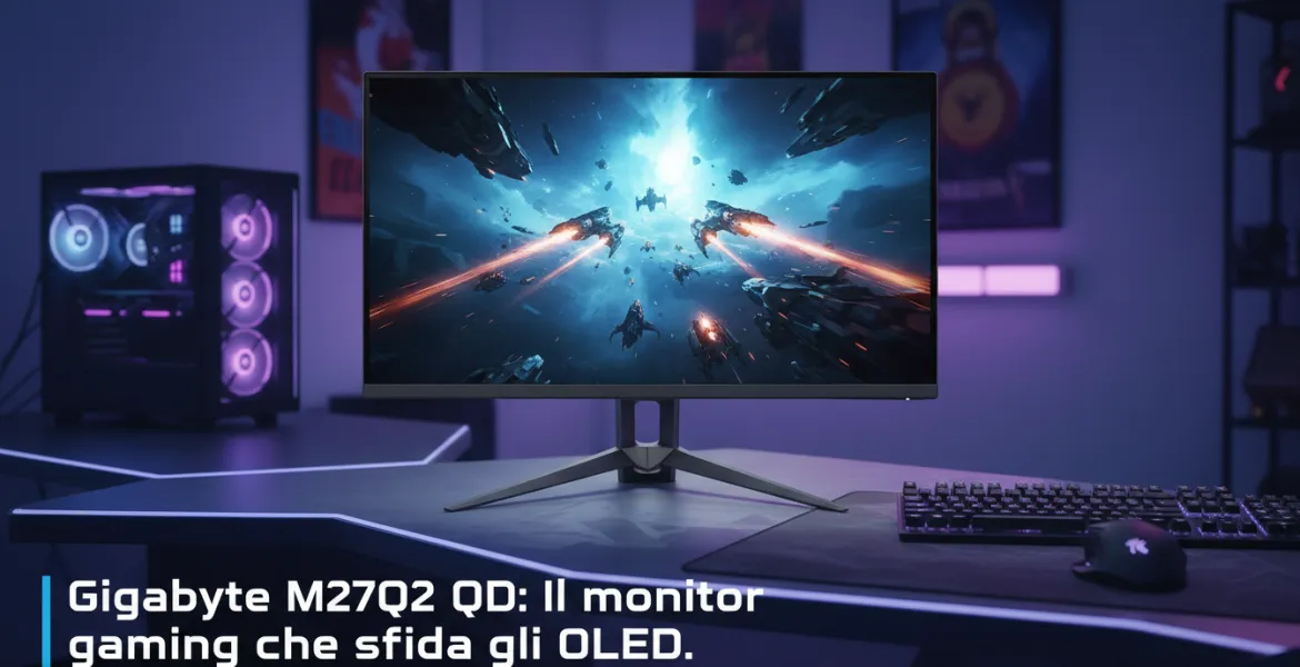 Gigabyte M27Q2 QD: Il monitor gaming che sfida gli OLED