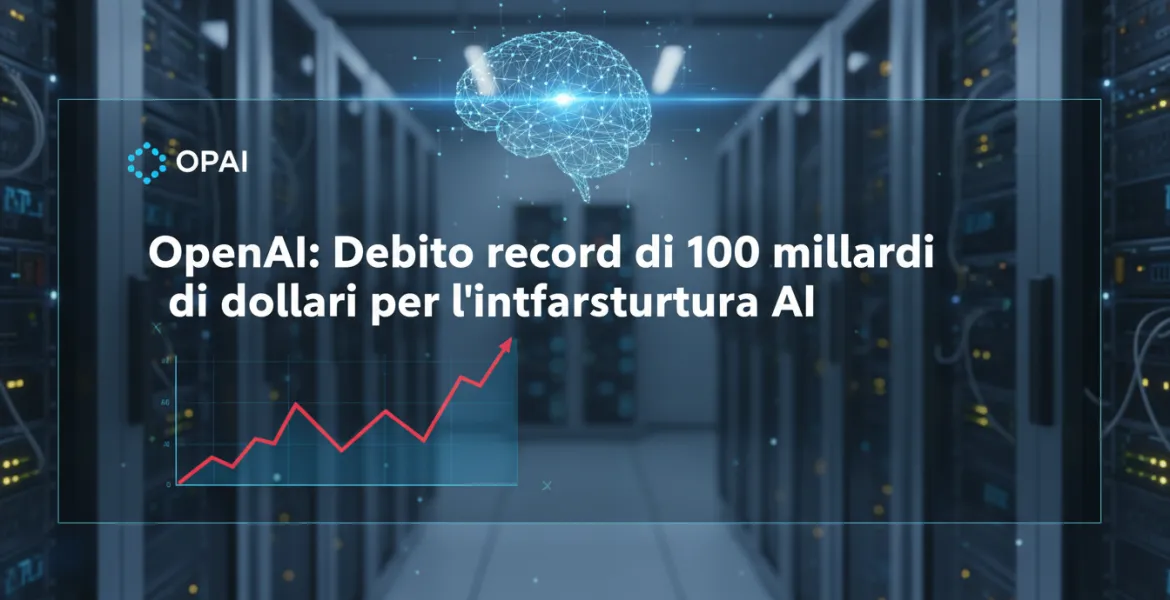 OpenAI: Debito record di 100 miliardi di dollari per l'infrastruttura AI