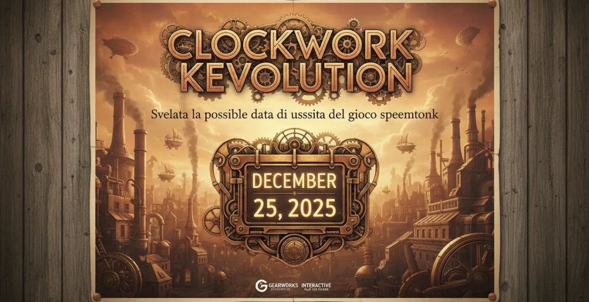 Clockwork кevolution: Svelata la possibile data di uscita del gioco steampunk