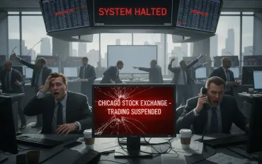 Panico a Wall Street: Blocco improvviso alla borsa di Chicago