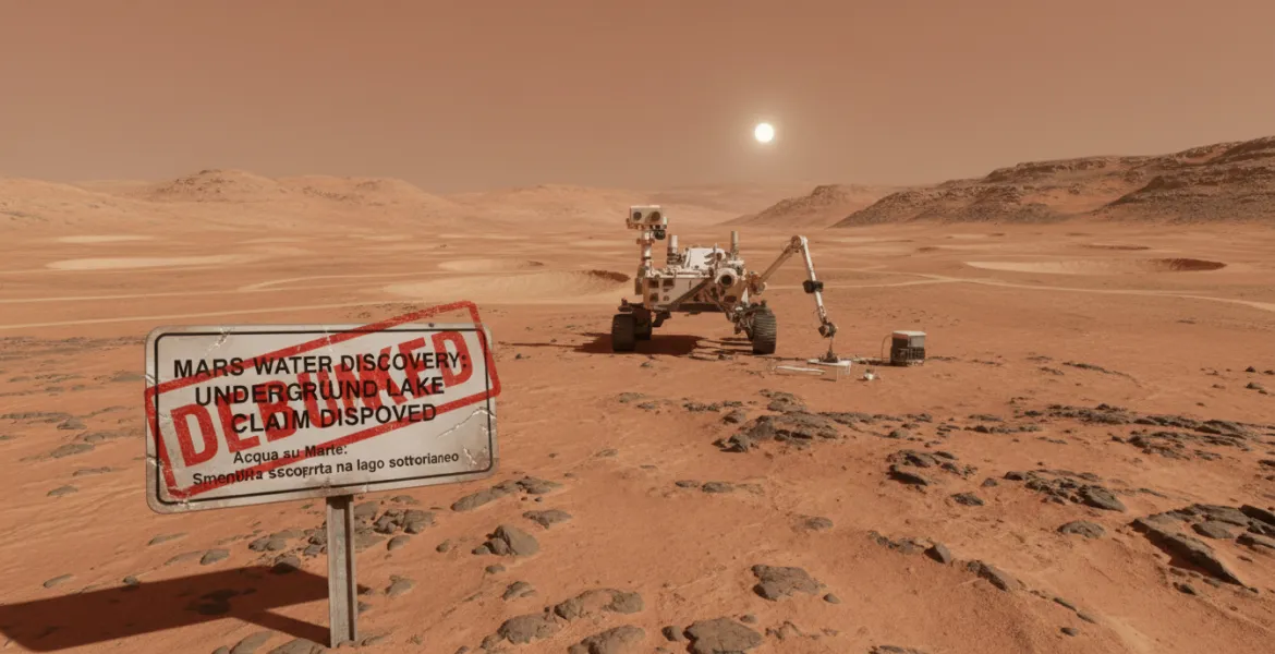 Acqua su Marte: Smentita la scoperta del lago sotterraneo